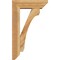 Ekena Millwork Legacy Slat Rough Sawn Bracket w/ Offset Brace, Western Red Cedar, 6"W x 18"D x 30"H BKT0604X18X30LEC06RWR - alternate 2
